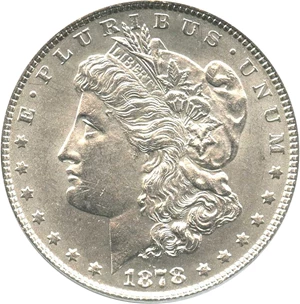 image for: 1878 7/8TF $1 ANACS MS61 (Weak, VAM-33)- No Reserve!