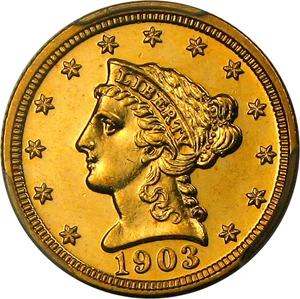 image for: 1903 $2 1/2 PCGS/CAC Proof 62