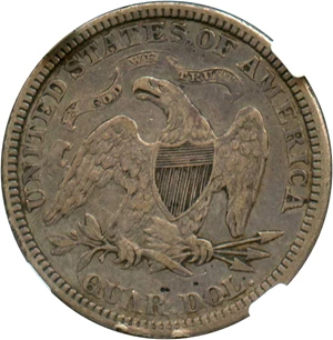 image for: 1870 25c NGC VF35