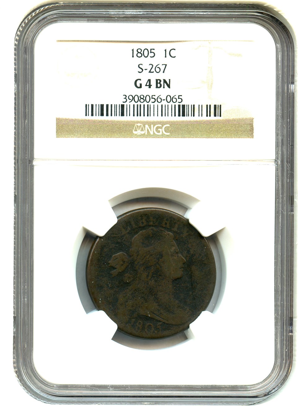 image for: 1805 1c NGC Good-04 BN (S-267)