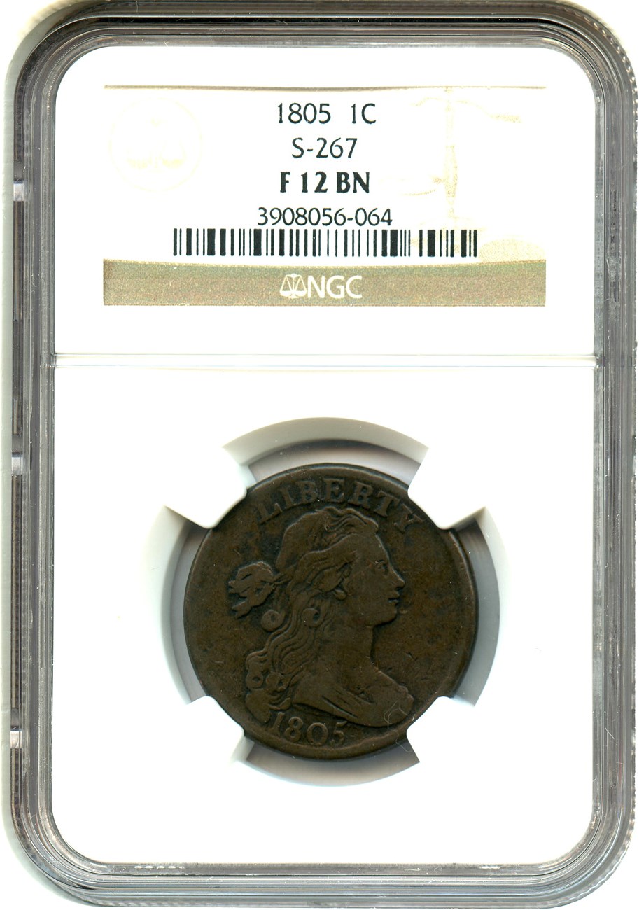 image for: 1805 1c NGC F12 BN (S-267) - No Reserve!