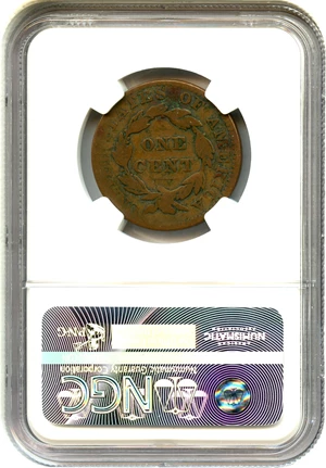 image for: 1830 1c NGC AG-03 BN (N-6, Medium Letters)