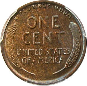 image for: 1912 1c PCGS MS63 BN
