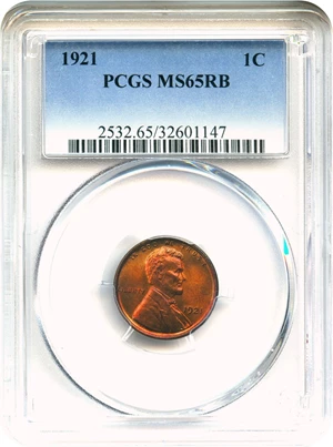 image for: 1921 1c PCGS MS65 RB