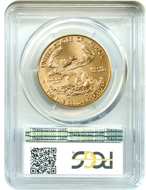 image for: 1988 Gold Eagle $50 PCGS MS69