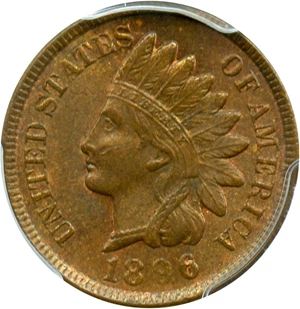 image for: 1896 1c PCGS MS64 BN