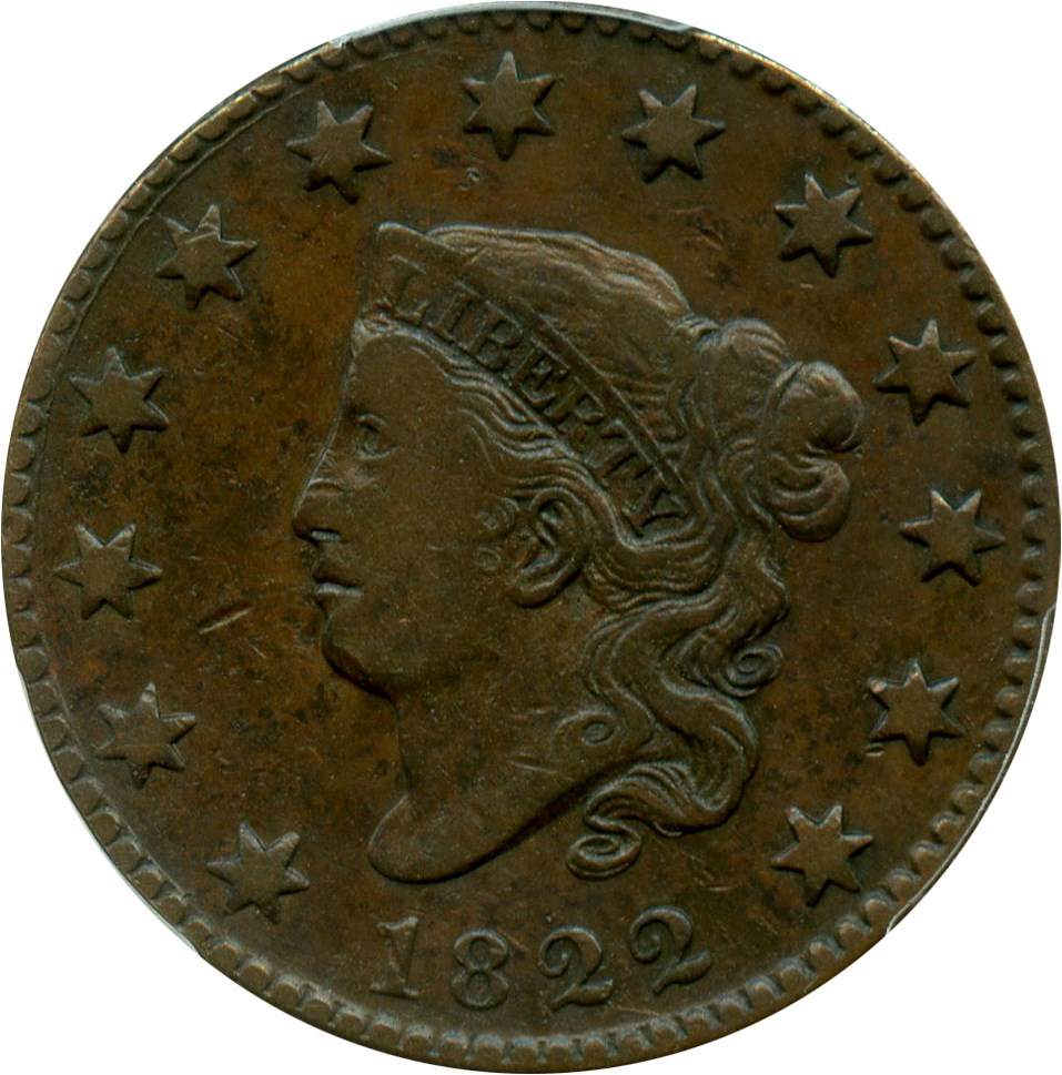 image for: 1822 1c PCGS VF20