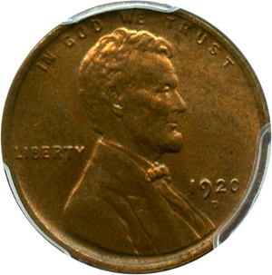 image for: 1920-D 1c PCGS/CAC MS64 BN