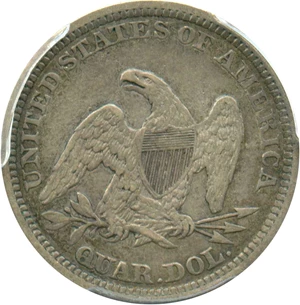 image for: 1863 25c PCGS XF40