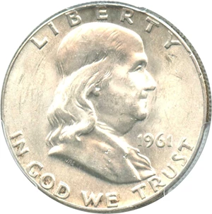 image for: 1961 50c PCGS MS64 FBL