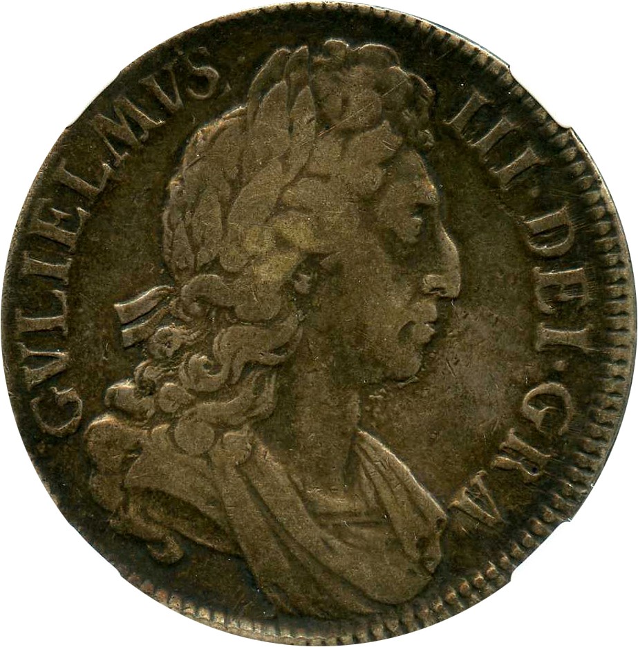 image for: Great Britain: 1696 Crown NGC VF25 (ESC-89)
