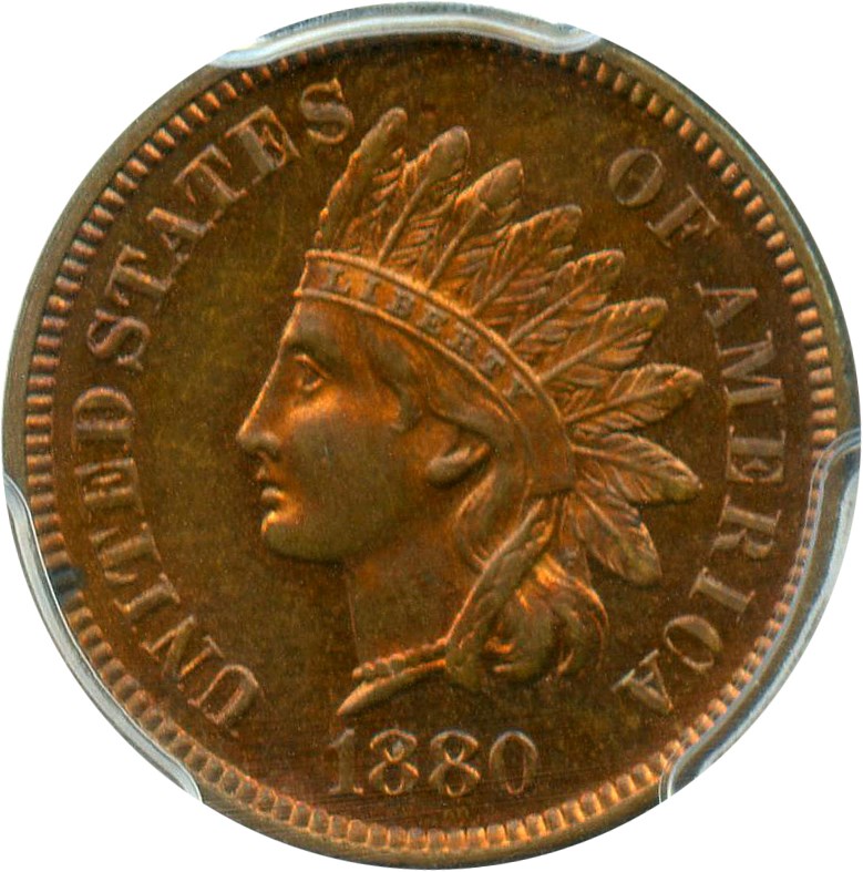 image for: 1880 1c PCGS Proof 64 RB