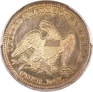 image for: 1858 25c PCGS Proof 62