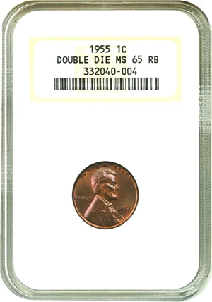 image for: 1955/1955 1c NGC MS65 RB (Doubled Die)