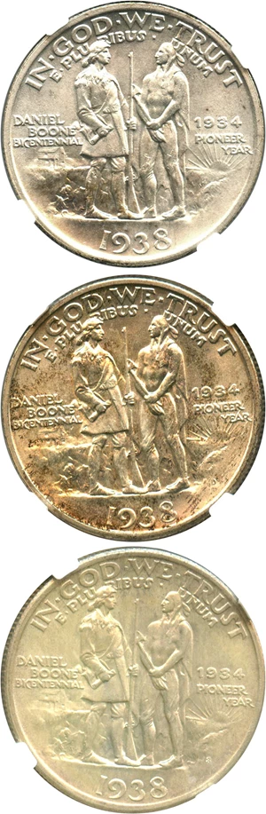image for: 1938-PDS Boone Set NGC/CAC MS65-65+ - DLRC Discount!