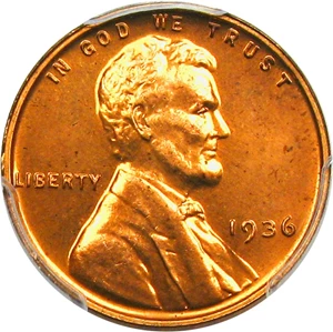 image for: 1936 1c PCGS/CAC Proof 64 RD (Type 1, Satin Finish) - Vault Value!