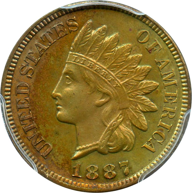 image for: 1887 1c PCGS/CAC Proof 62 RB