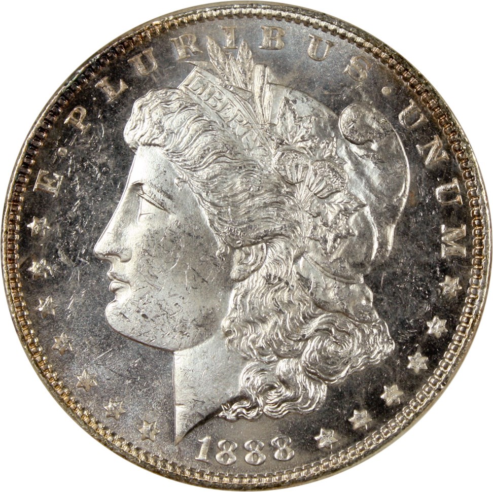 image for: 1888 $1 NGC MS64 DMPL