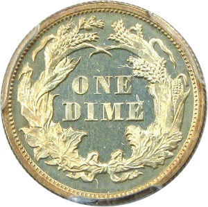 image for: 1873 10c PCGS Proof 65 CAM (Arrows)