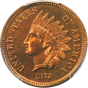 image for: 1872 1c PCGS Proof 64 RB