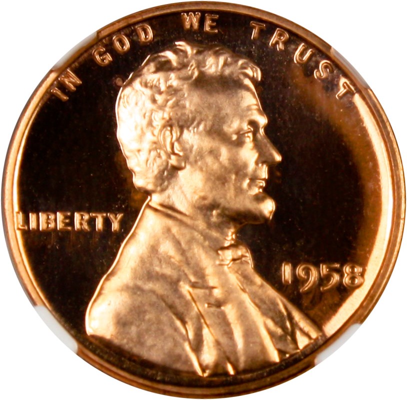 image for: 1958 1c NGC Proof 67 RD UCAM