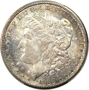 image for: 1889-S $1 PCGS/CAC MS66