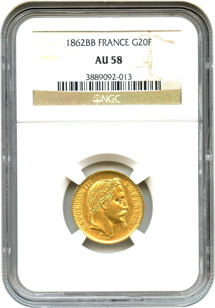 1862-A     20 Fr MS ( KM-801.1) thumbnail 3