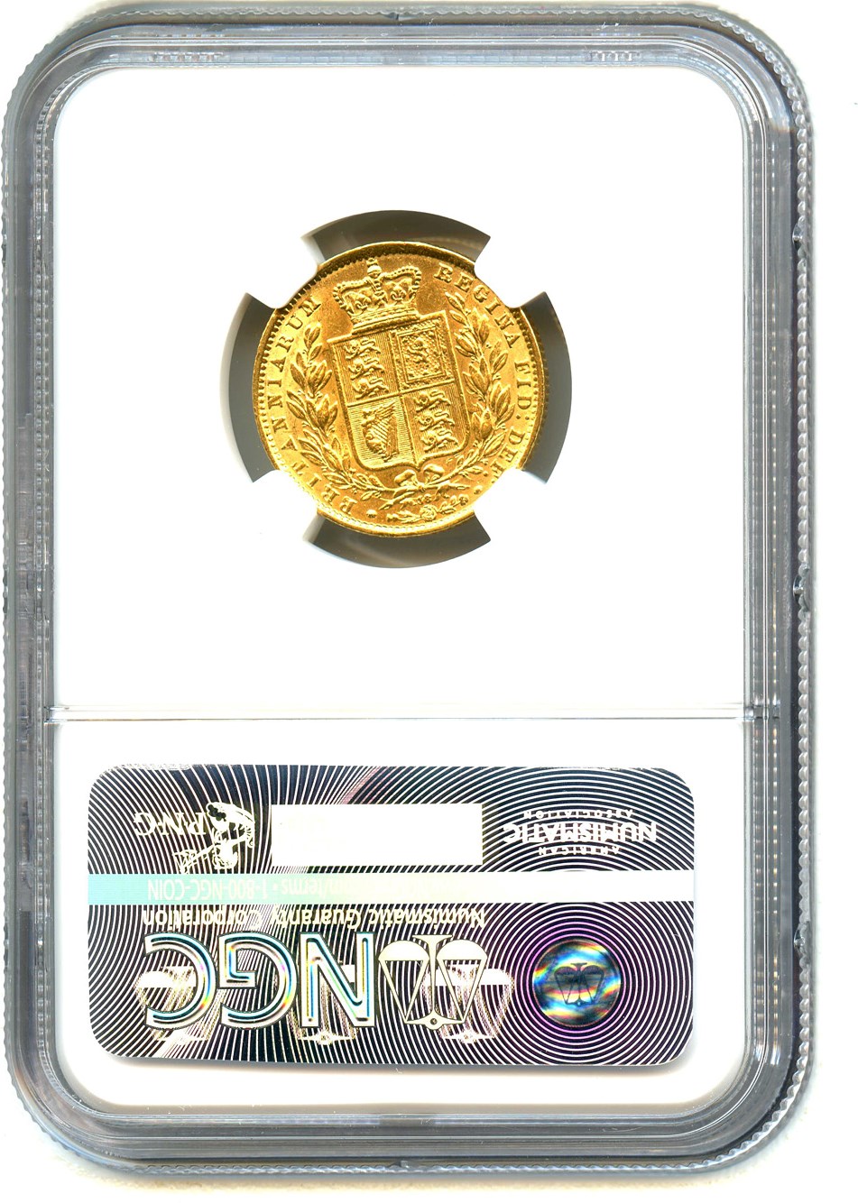image for: Great Britain: 1866 Gold Sovereign NGC AU50 (KM-736.2) .2355oz Gold
