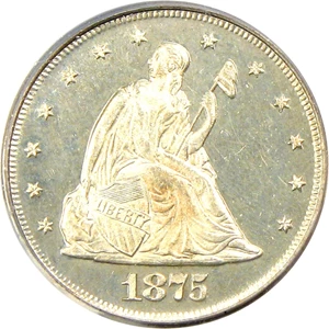 image for: 1875 20c PCGS Proof 64 (OGH)