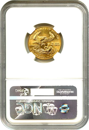 image for: 1990 Gold Eagle $10 NGC MS69