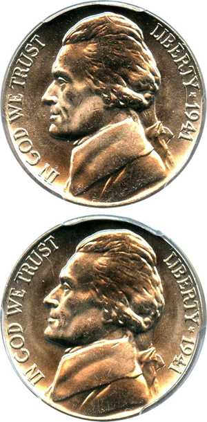 image for: Investor Lot of 1941 5c: All PCGS MS65 (2 Coins)