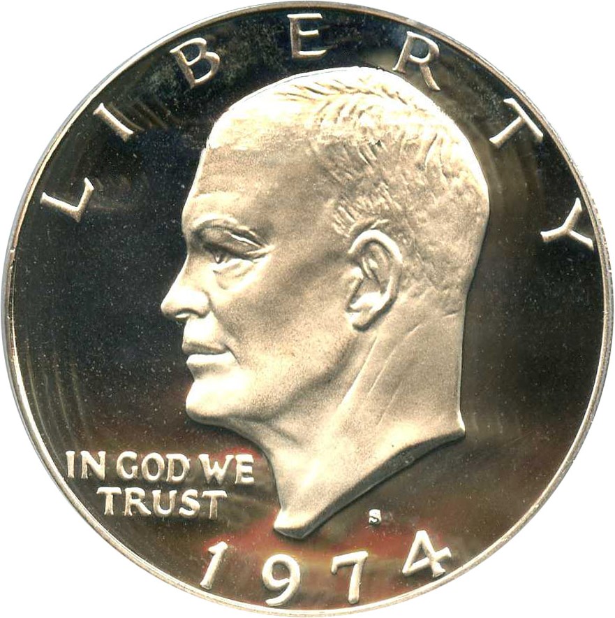 image for: 1974-S $1 PCGS Proof 69 DCAM (Silver)