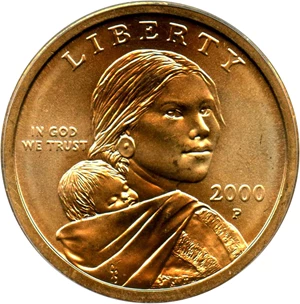 image for: 2000-P Sac $1 PCGS MS67