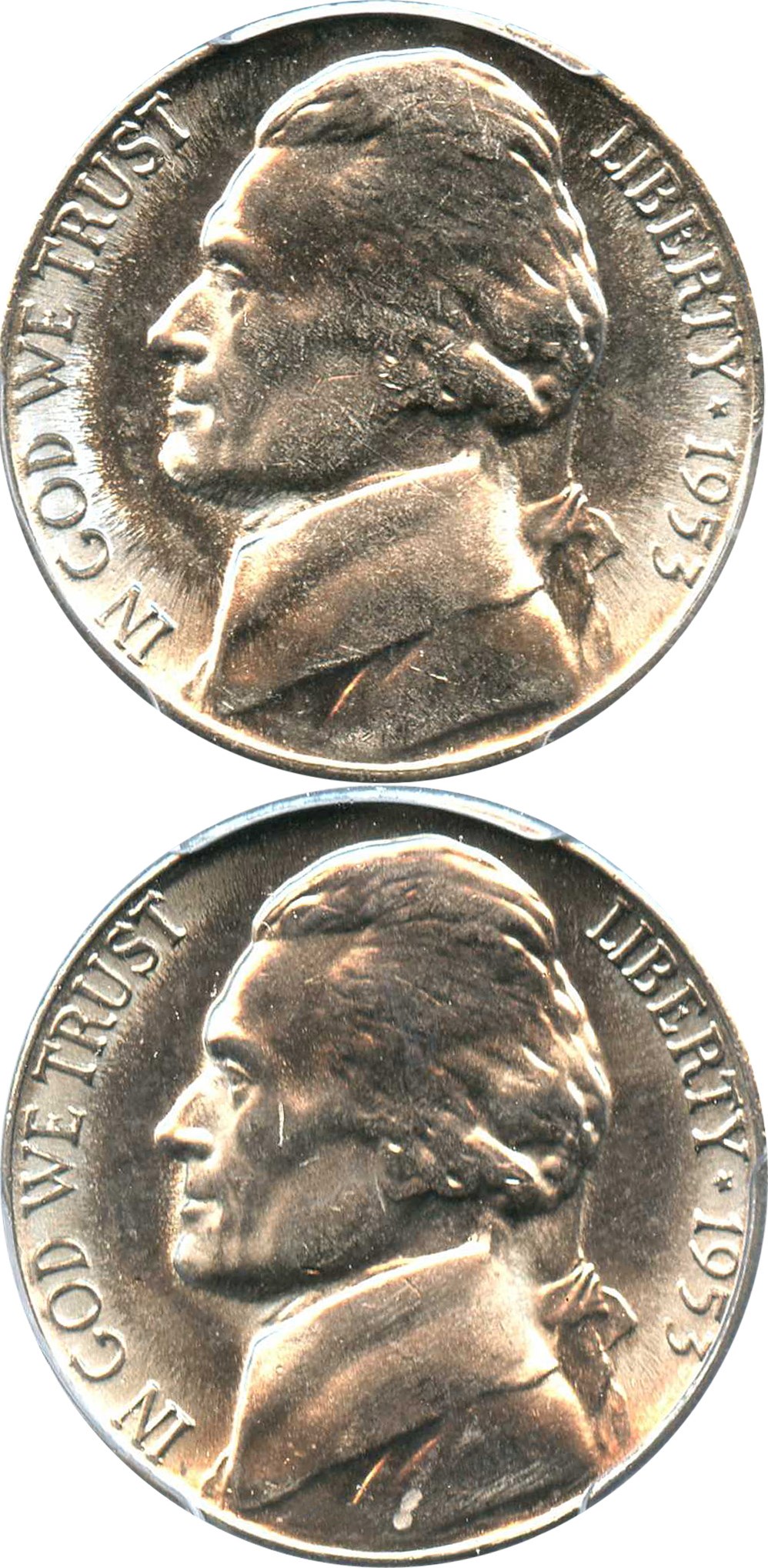 image for: Investor Lot of 1953-S 5c: All PCGS MS65 (2 Coins)