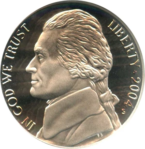 image for: 2004-S Keel Boat 5c NGC Proof 70 UCAM