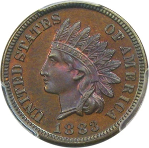 image for: 1883 1c PCGS/CAC Proof 64 BN