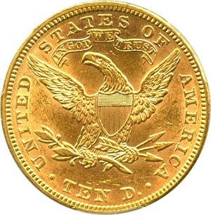image for: 1894 $10 PCGS Genuine UNC Details (Scratch) - No Reserve!