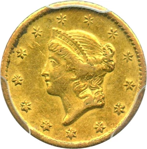image for: 1849-O G$1 PCGS AU53