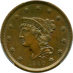 image for: 1840 1c PCGS MS65 BN (Small Date) - DLRC Discount!