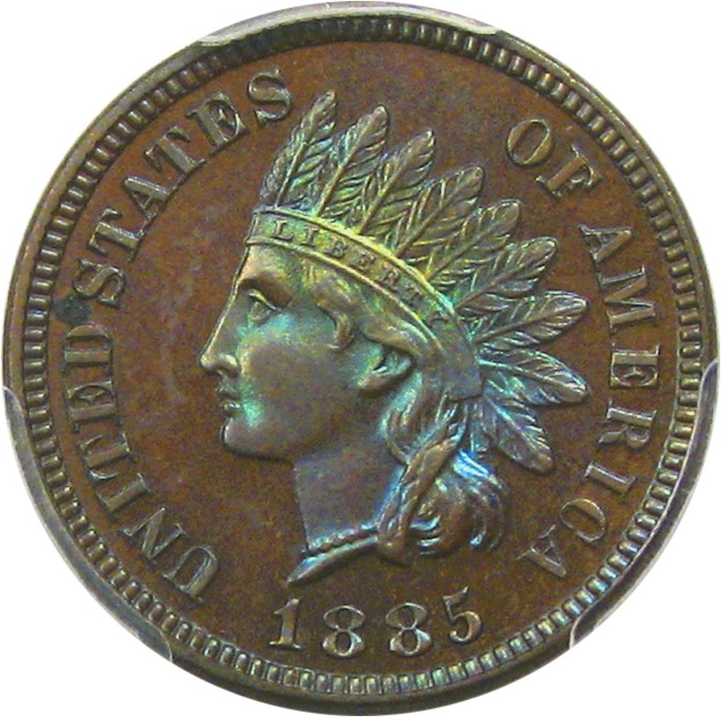 image for: 1885 1c PCGS/CAC Proof 64 BN