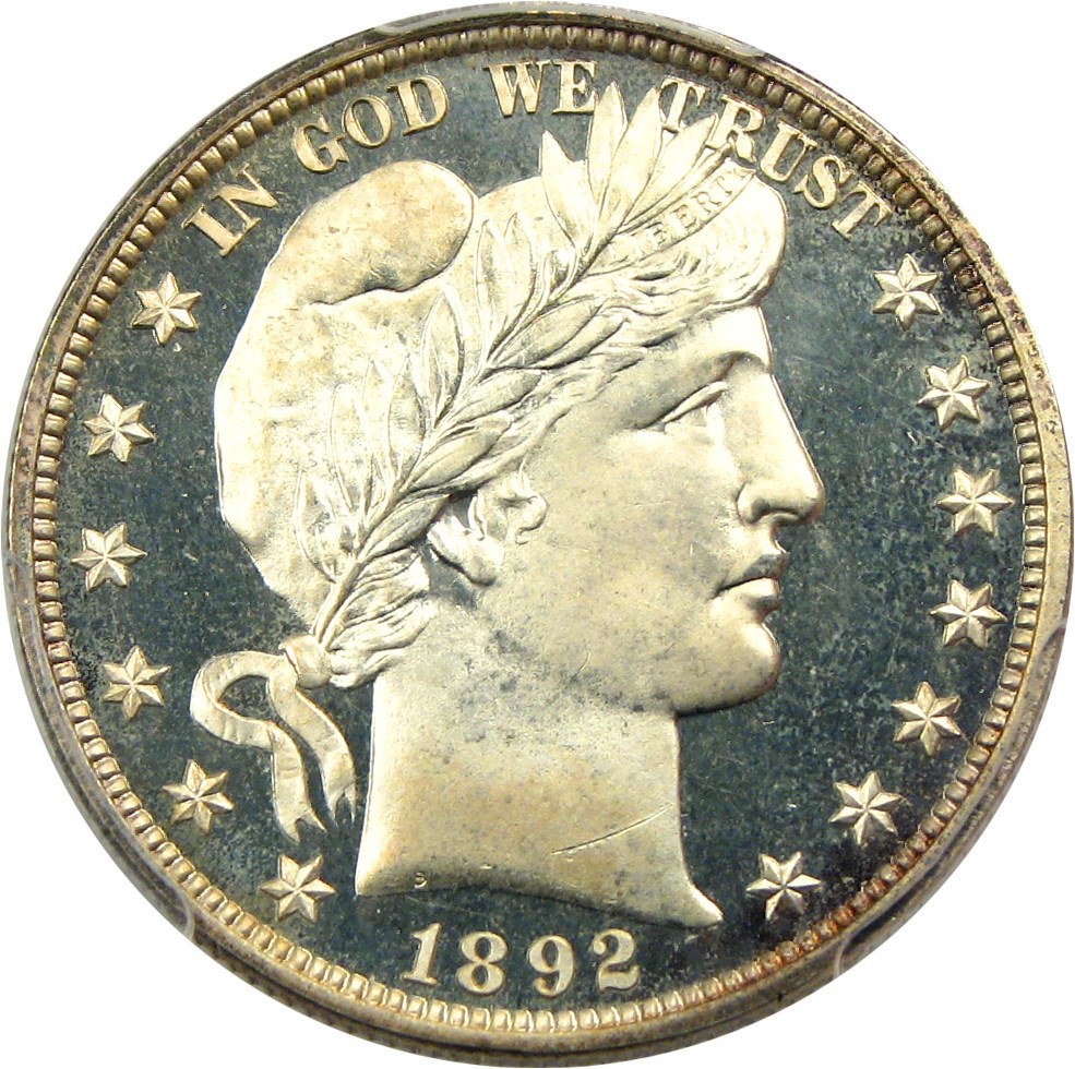 image for: 1892 50c PCGS/CAC Proof 64+ DCAM