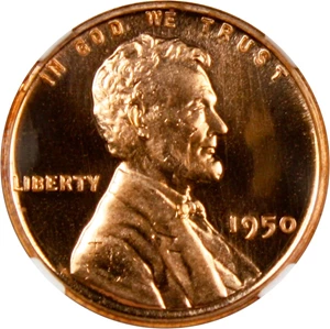 image for: 1950 1c NGC Proof 66 RD CAM
