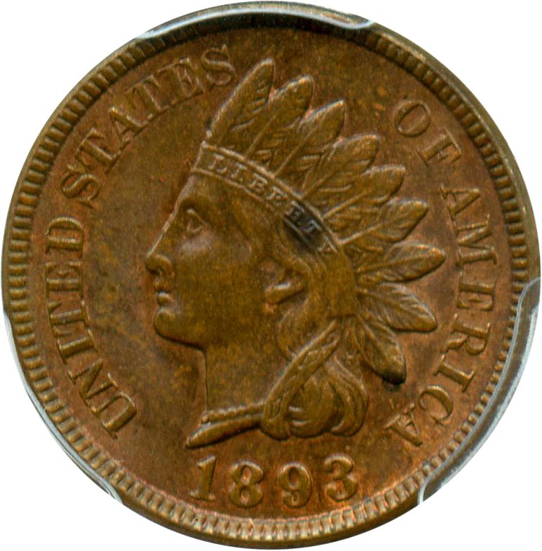 image for: 1893 1c PCGS MS64 BN