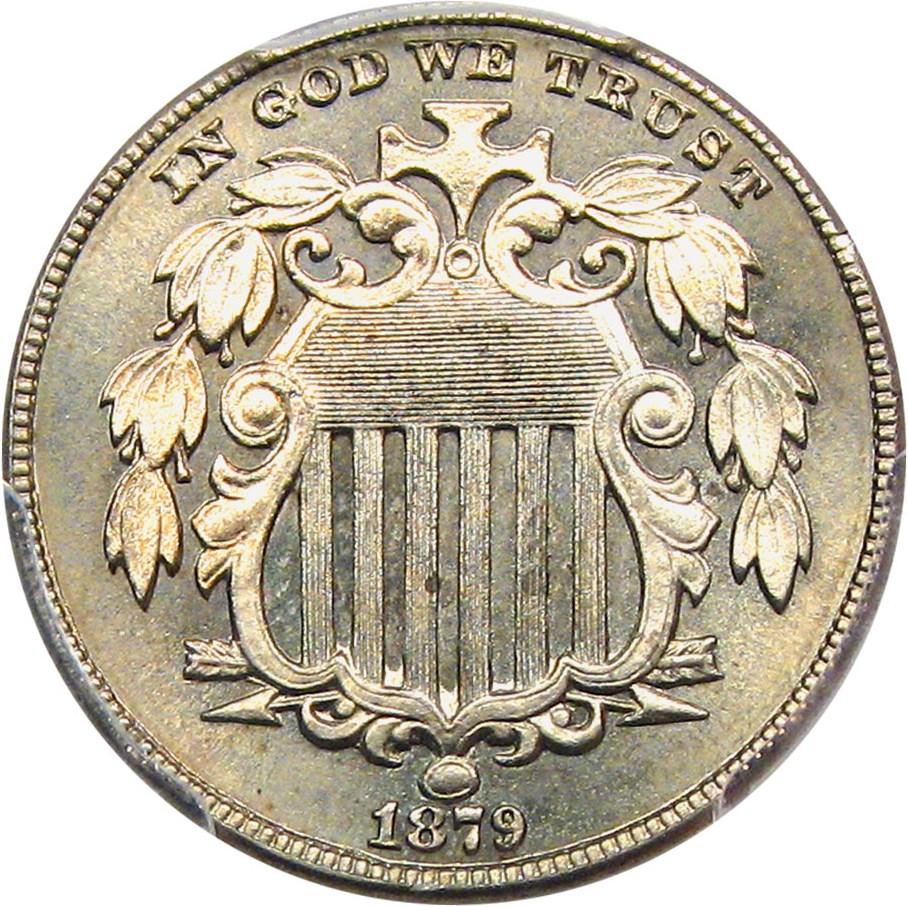 image for: 1879/8 5c PCGS/CAC Proof 64