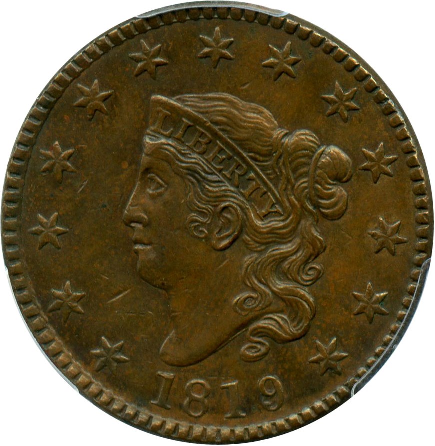 image for: 1819/8 1c PCGS/CAC AU55