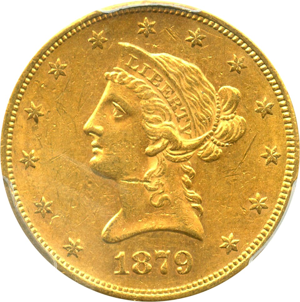image for: 1879-S $10 PCGS MS61