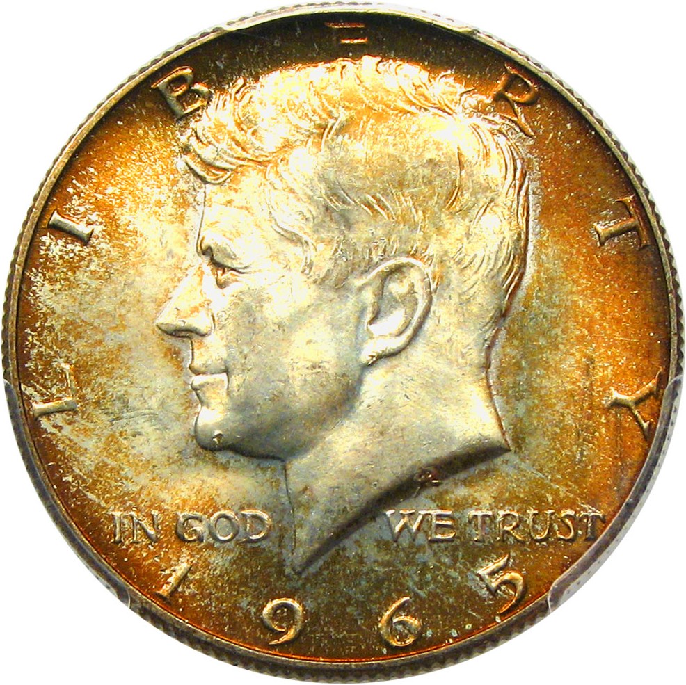 image for: 1965 50c PCGS MS66