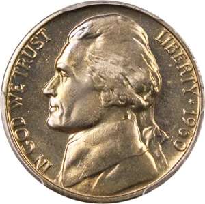 image for: 1960-D 5c PCGS MS66
