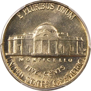 image for: 1960-D 5c PCGS MS66
