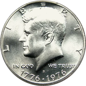 image for: 1976-S 50c PCGS MS68 (Silver)